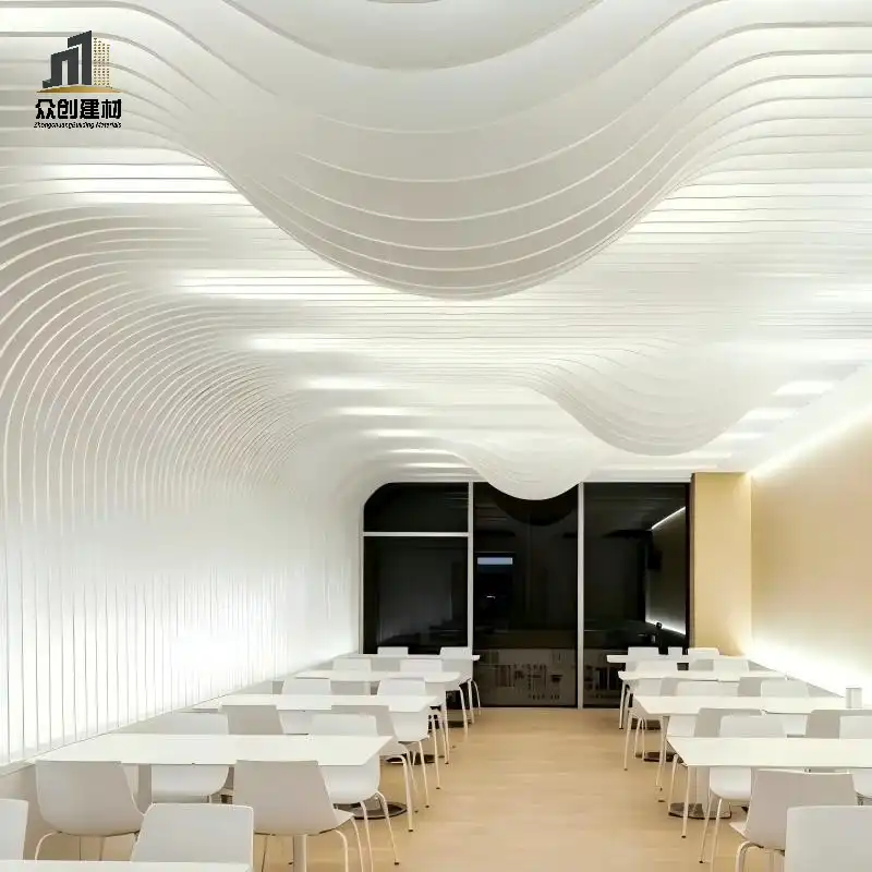 Wave Pattern Aluminum Baffle Panel